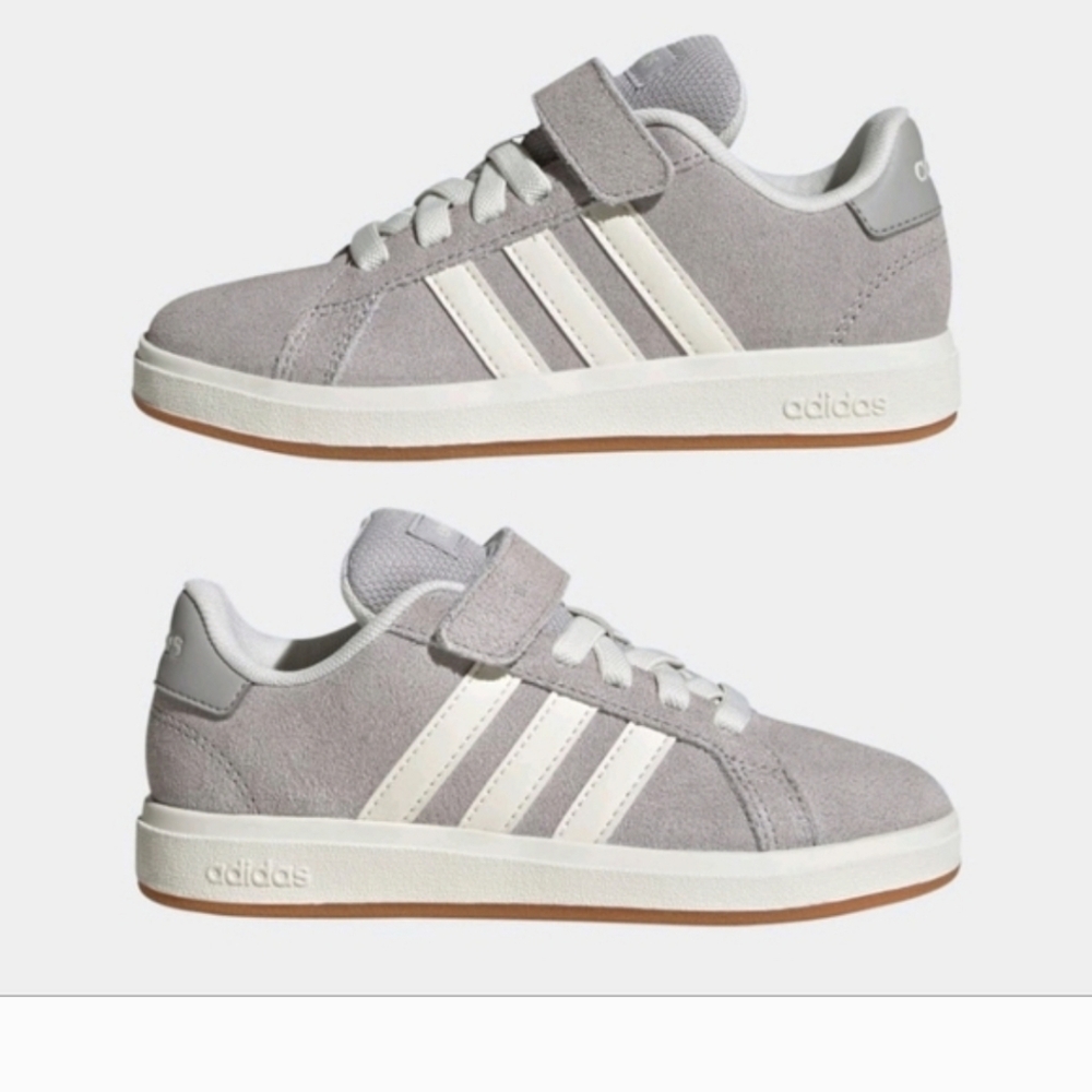 adidas kids Grand Court 00s Shoes Kids Sz 1  Gray